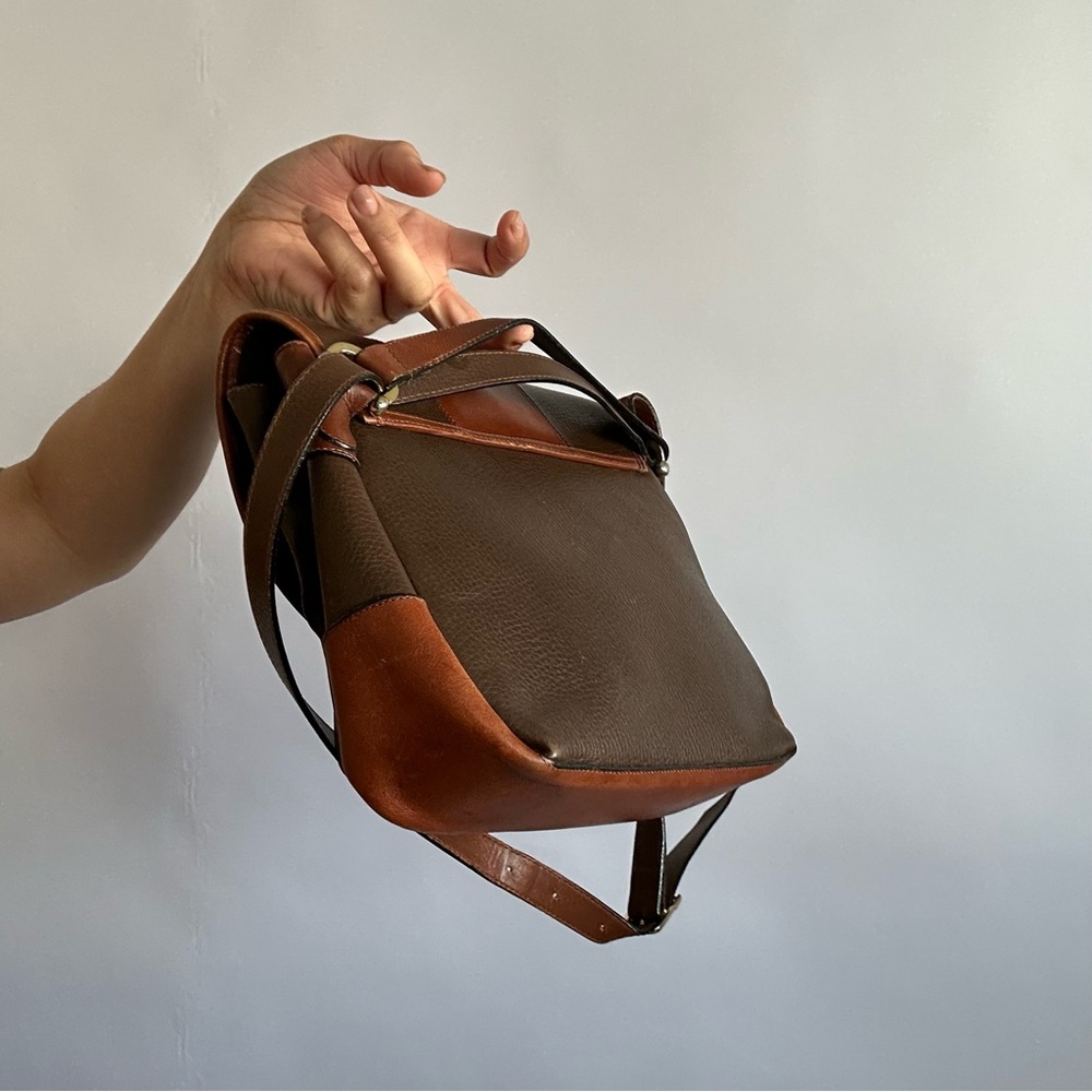 III Mileno Leather Brown shoulder bag. - Picture 2 of 11